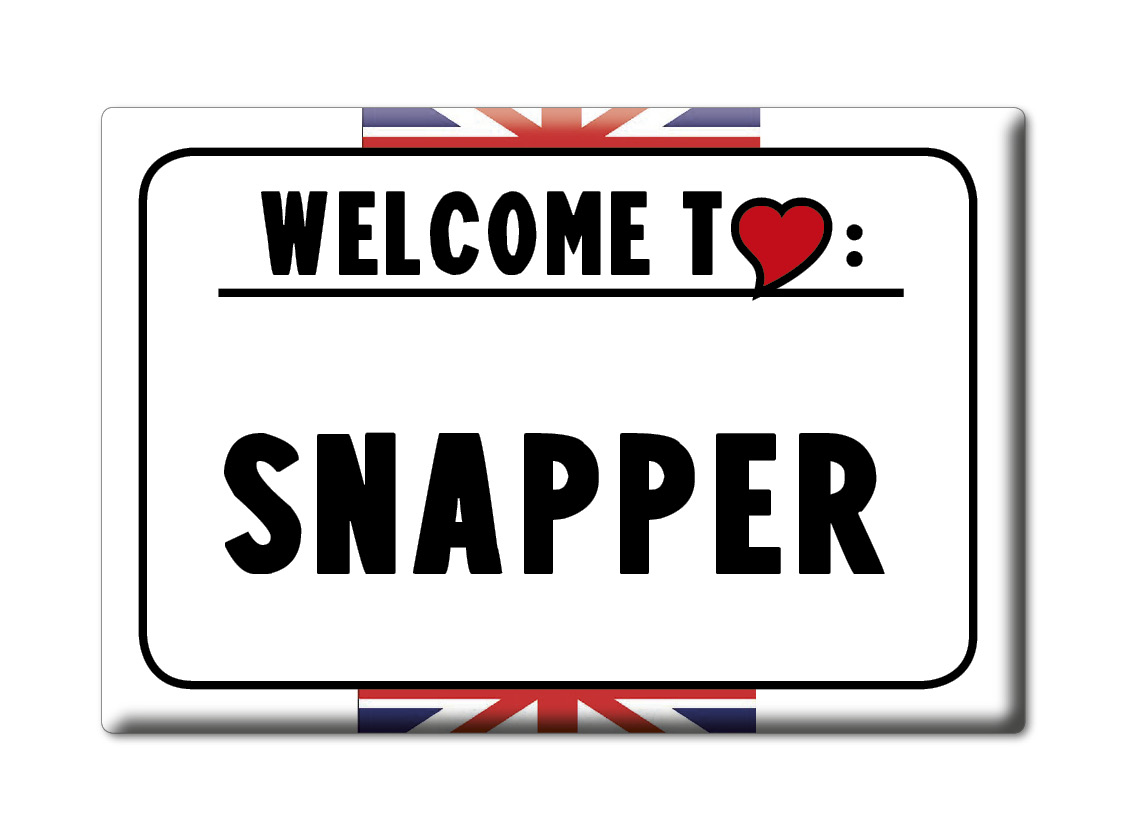 Snapper, Devon, England - Fridge Magnet I Love Souvenir Uk Gift Idea - Picture 14 of 14