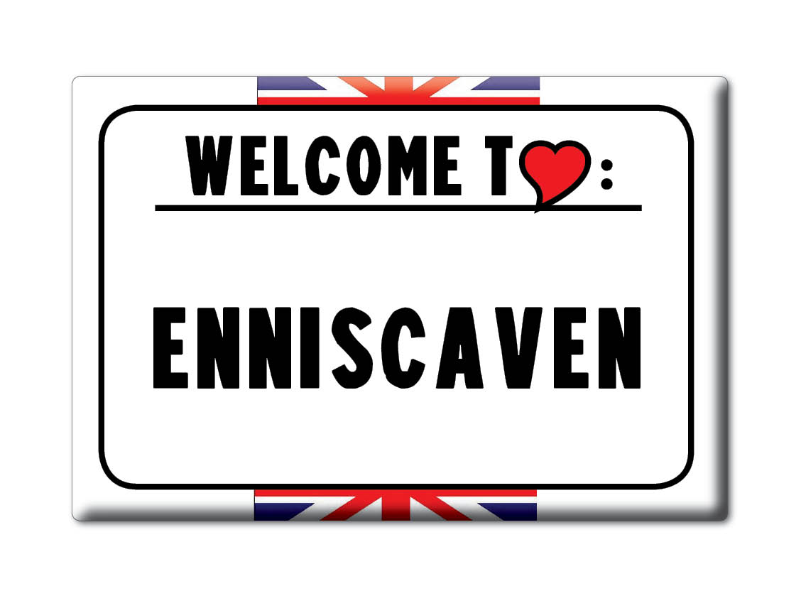Enniscaven, Cornwall, England - Fridge Magnet I Love Souvenir Uk Gift Idea - Picture 13 of 13