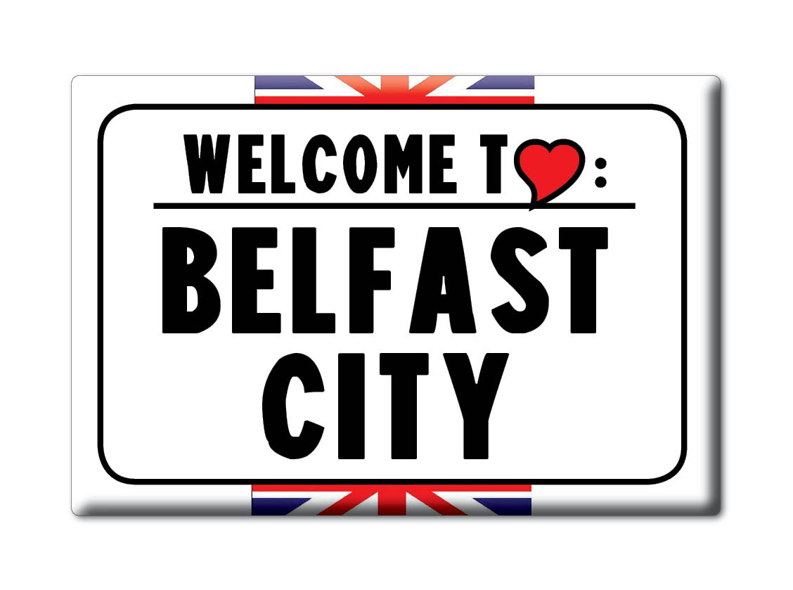 Belfast City, County Antrim, Northern Ireland - Fridge Magnet - Picture 14 of 14