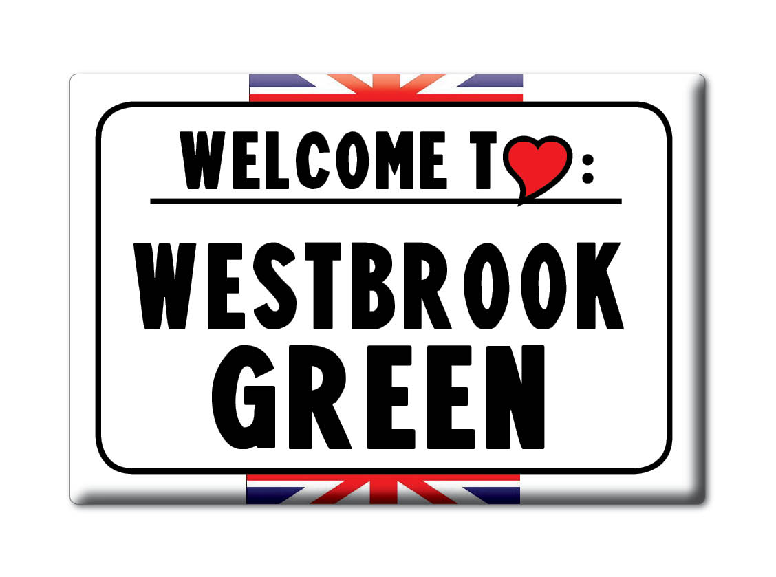 Westbrook Green, Norfolk, Inglaterra - Imán de nevera I Love Souvenir Reino Unido Idea de regalo - Imagen 13 de 13