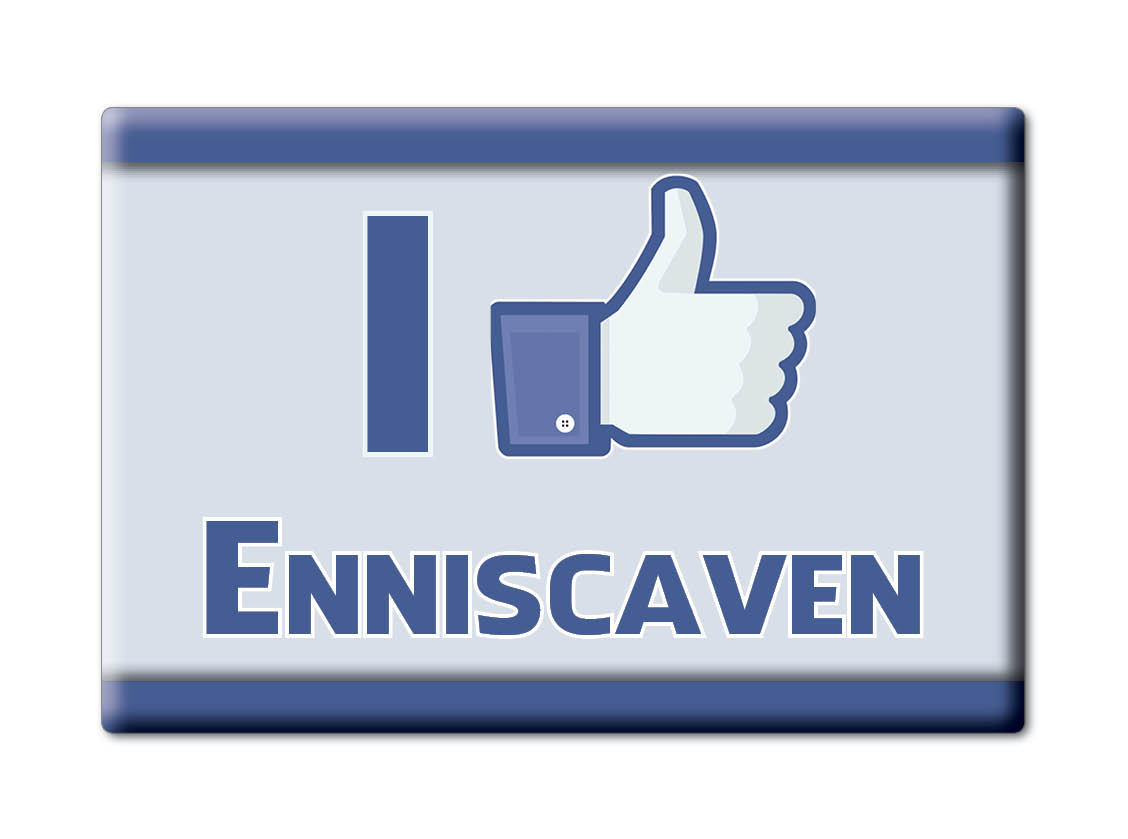 Enniscaven, Cornwall, England - Fridge Magnet I Love Souvenir Uk Gift Idea - Picture 11 of 13