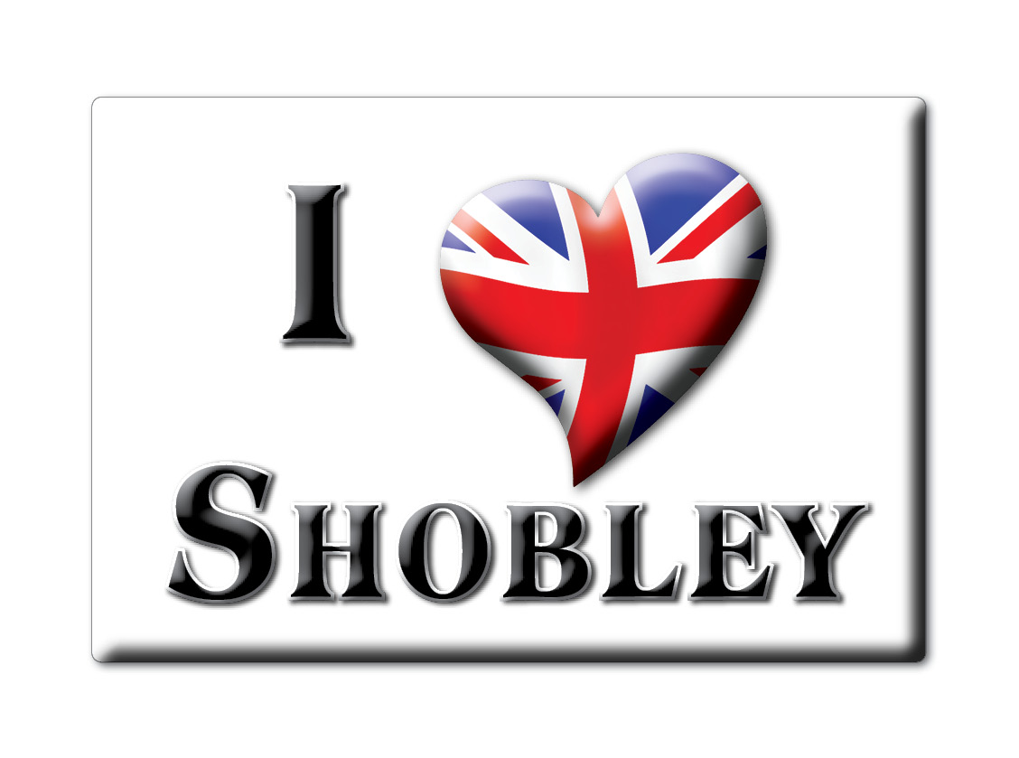 Shobley, Hampshire, Inglaterra - Imán de nevera I Love Souvenir Reino Unido Idea de regalo - Imagen 6 de 14