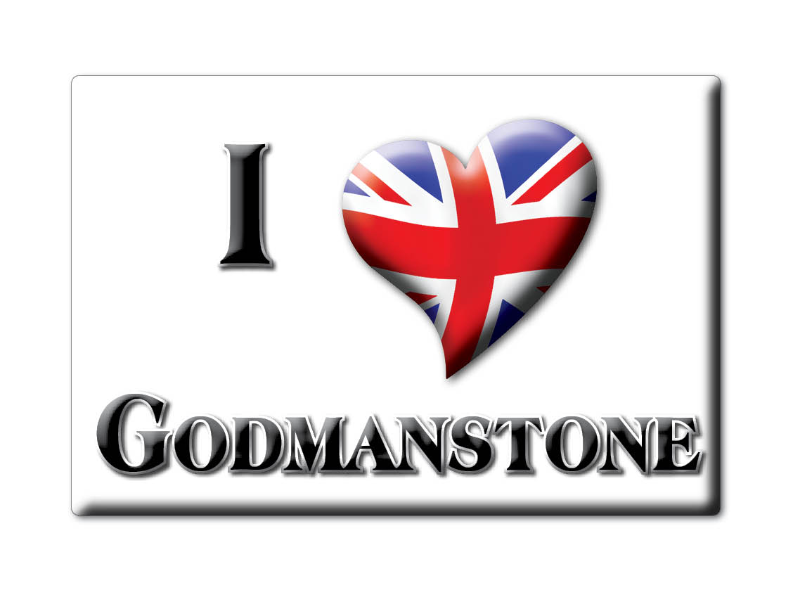 Godmanstone, Dorset, Inglaterra - Imán de nevera I Love Souvenir Reino Unido Idea de regalo - Imagen 6 de 14