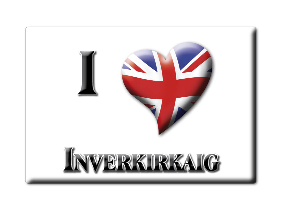 Inverkirkaig, Highland, Scotland - Magnes na lodówkę I Love Pamiątka Wielka Brytania Pomysł na prezent - Zdjęcie 6 z 14