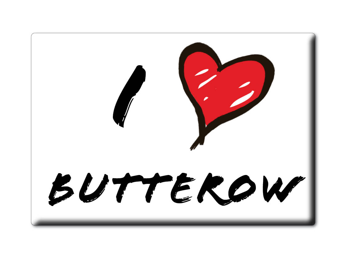 Butterow, Gloucestershire, England - Kühlschrankmagnet I Love Souvenir UK Geschenk - Bild 7 von 14