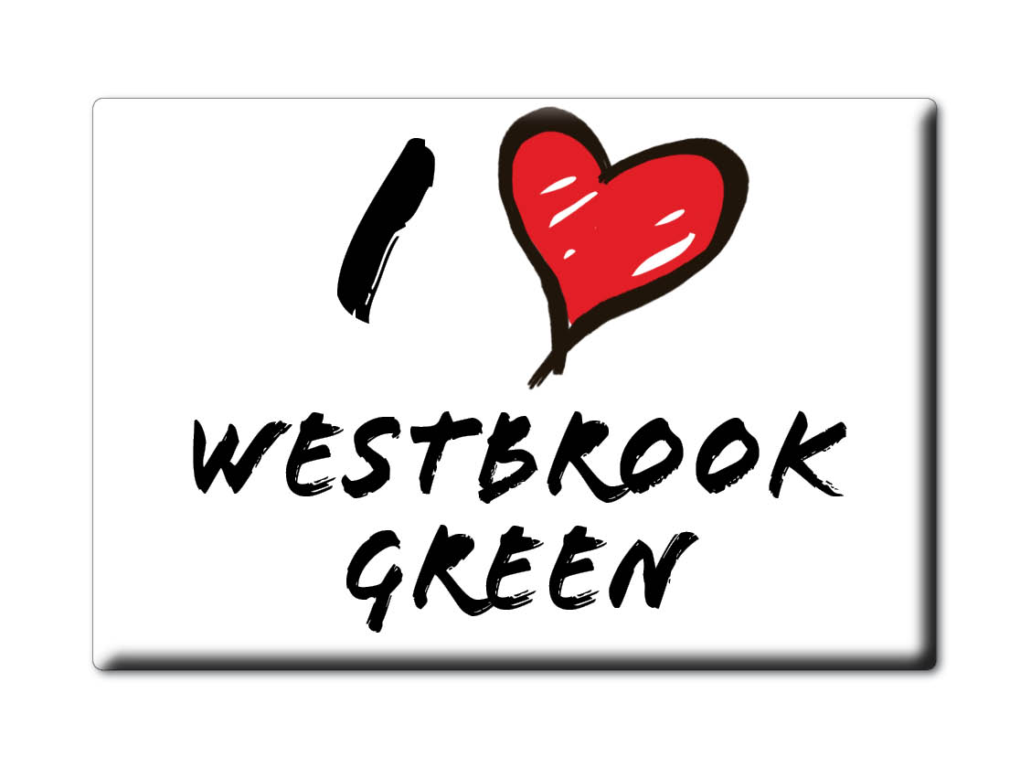 Westbrook Green, Norfolk, Inglaterra - Imán de nevera I Love Souvenir Reino Unido Idea de regalo - Imagen 6 de 13