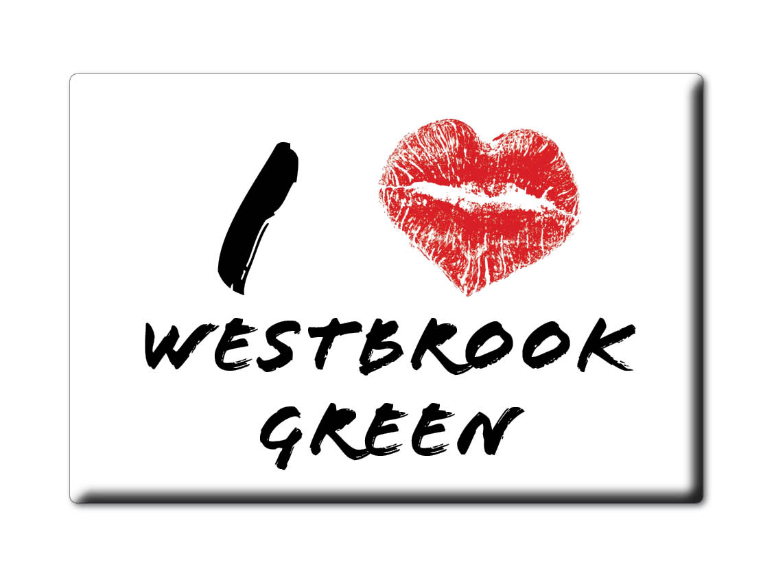 Westbrook Green, Norfolk, Inglaterra - Imán de nevera I Love Souvenir Reino Unido Idea de regalo - Imagen 10 de 13