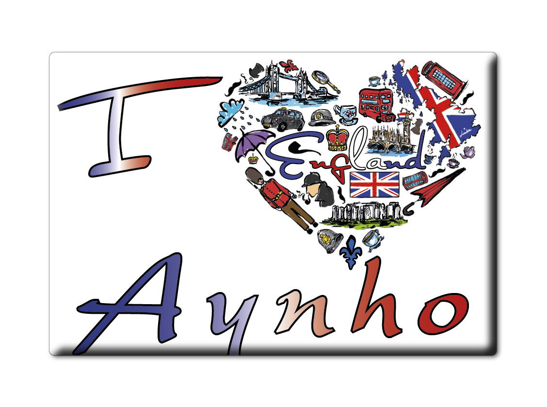 Aynho, Northamptonshire, England - Fridge Magnet I Love Souvenir Uk Gift Idea - Picture 8 of 14