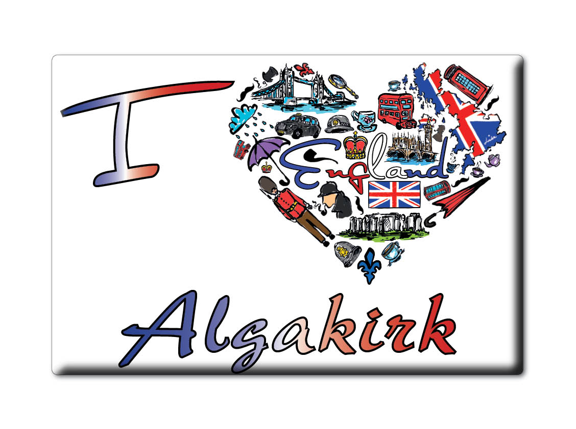 Algakirk, Lincolnshire, Inglaterra - Imán de nevera me encanta recuerdo Reino Unido idea de regalo - Imagen 8 de 14