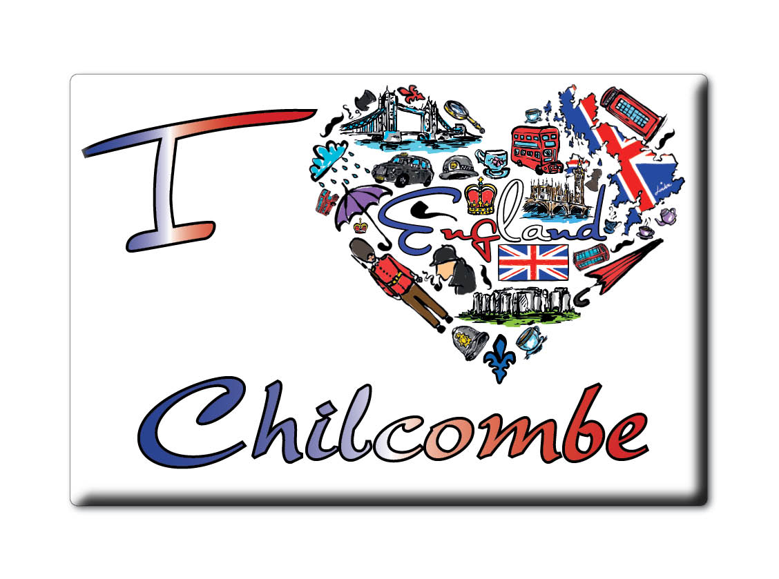 Chilcombe, Dorset, England - Fridge Magnet I Love Souvenir Uk Gift Idea - Picture 8 of 14