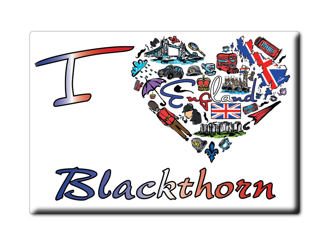 Blackthorn, Oxfordshire, England - Fridge Magnet I Love Souvenir Uk Gift Idea - Picture 8 of 14