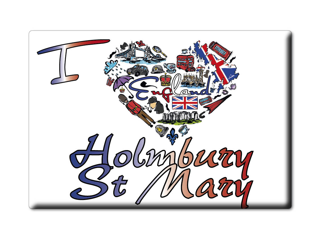 Holmbury St Mary, Surrey, Inglaterra - Imán de nevera I Love Souvenir Reino Unido Idea de regalo - Imagen 7 de 13