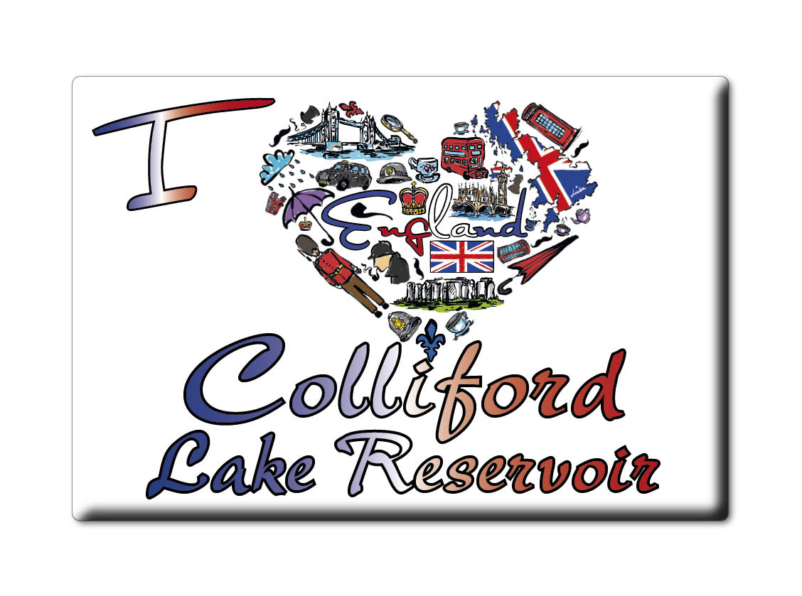 Colliford Lake Reservoir, Cornwall, England - Fridge Magnet I Love Uk - Picture 7 of 13