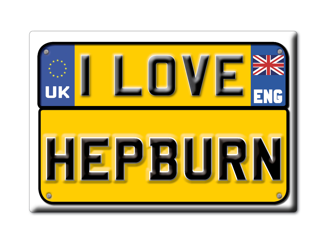 Hepburn, Northumberland, England - Kühlschrankmagnet I Love Souvenir UK Geschenkidee - Bild 9 von 14