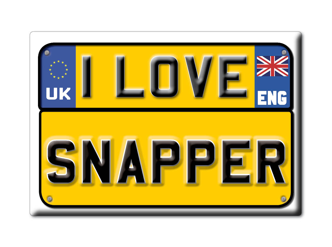 Snapper, Devon, England - Fridge Magnet I Love Souvenir Uk Gift Idea - Picture 9 of 14