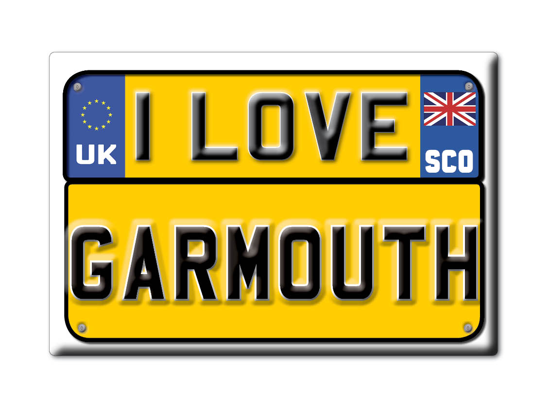 Garmouth, Moray, Escocia - Imán de nevera I Love Souvenir Reino Unido Idea de regalo - Imagen 9 de 14