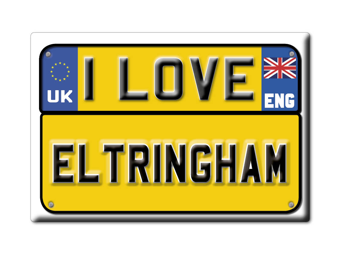 Eltringham, Northumberland, Inglaterra - Imán de nevera I Love Souvenir Reino Unido regalo - Imagen 8 de 13