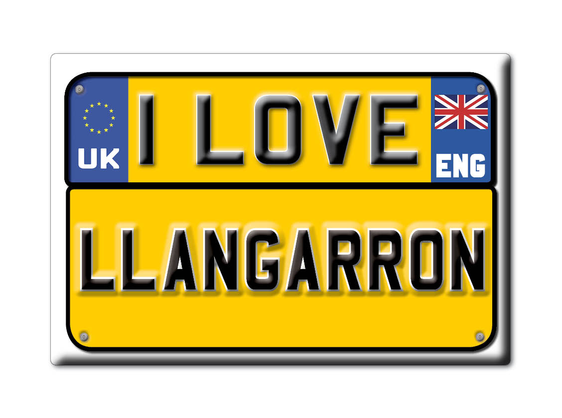 Llangarron, Hereford And Worcester, England - Fridge Magnet I Love Uk - Picture 9 of 14