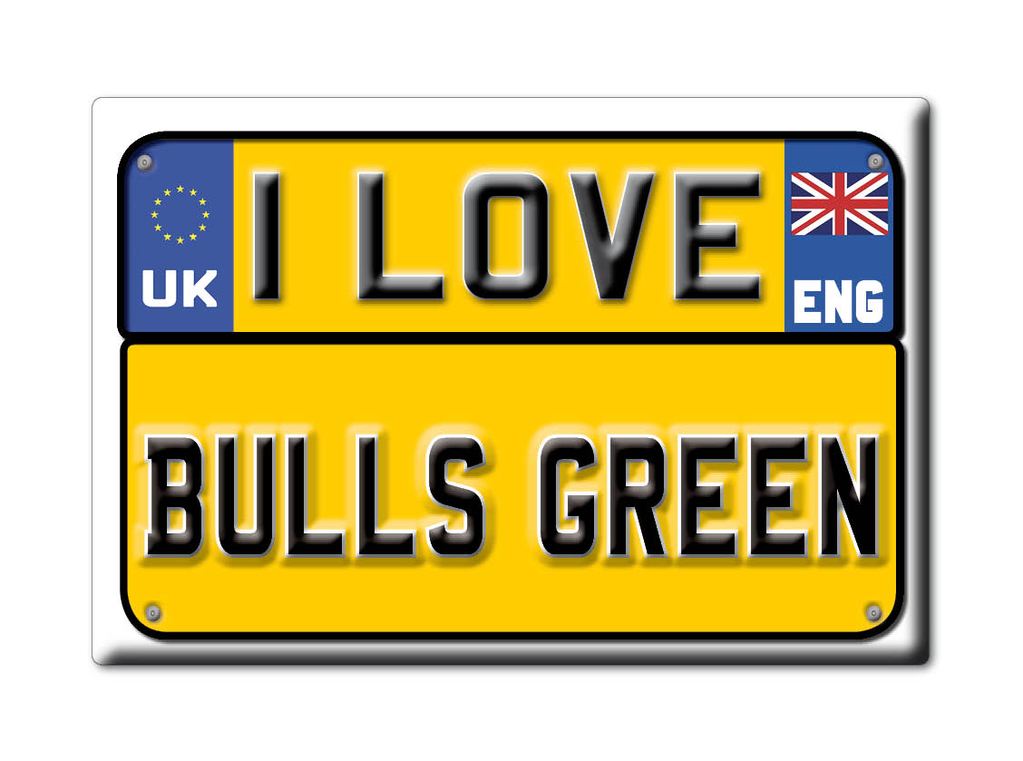 Bulls Green, Somerset, Inglaterra - Imán de nevera I Love Souvenir Reino Unido Idea de regalo - Imagen 9 de 14