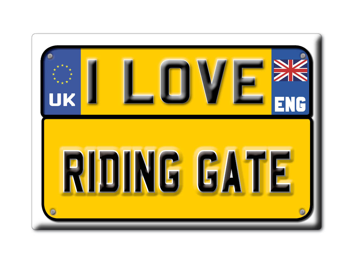 Riding Gate, Somerset, England - Kühlschrankmagnet I Love Souvenir UK Geschenkidee - Bild 9 von 14
