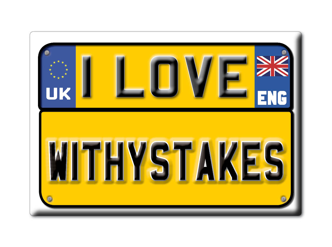 Withystakes, Staffordshire, Anglia - Magnes na lodówkę I Love Pamiątka Prezent w Wielkiej Brytanii - Zdjęcie 9 z 14