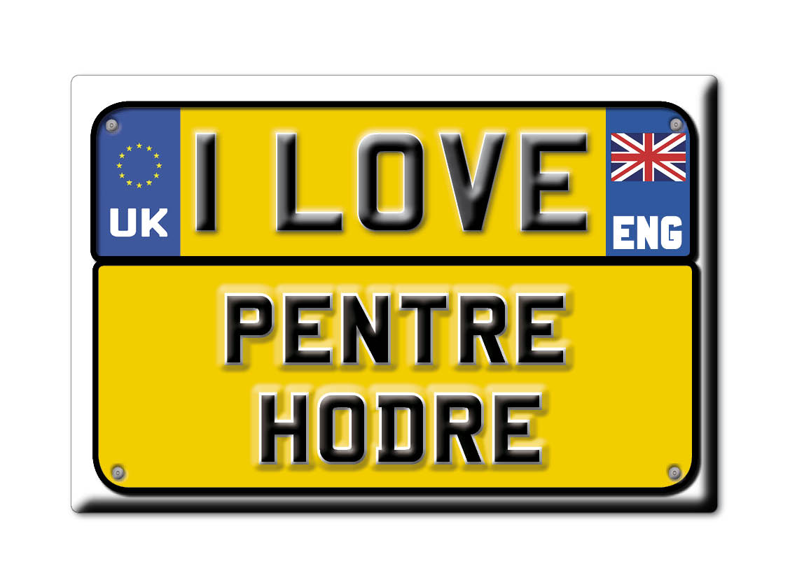 Pentre Hodre, Shropshire, England - Fridge Magnet I Love Souvenir Uk Gift Idea - Picture 9 of 14