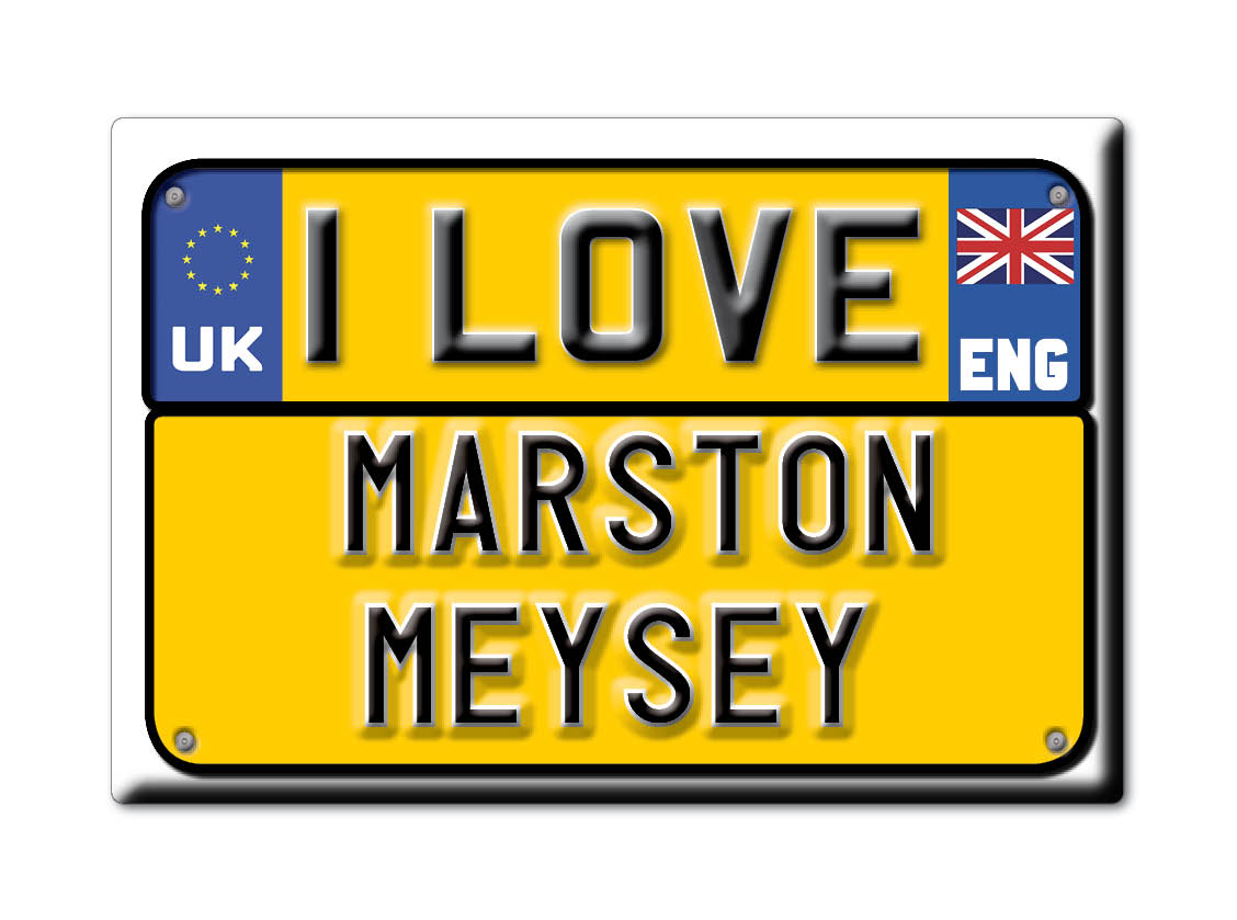 Marston Meysey, Gloucestershire, England - Fridge Magnet I Love Souvenir Uk - Picture 8 of 13
