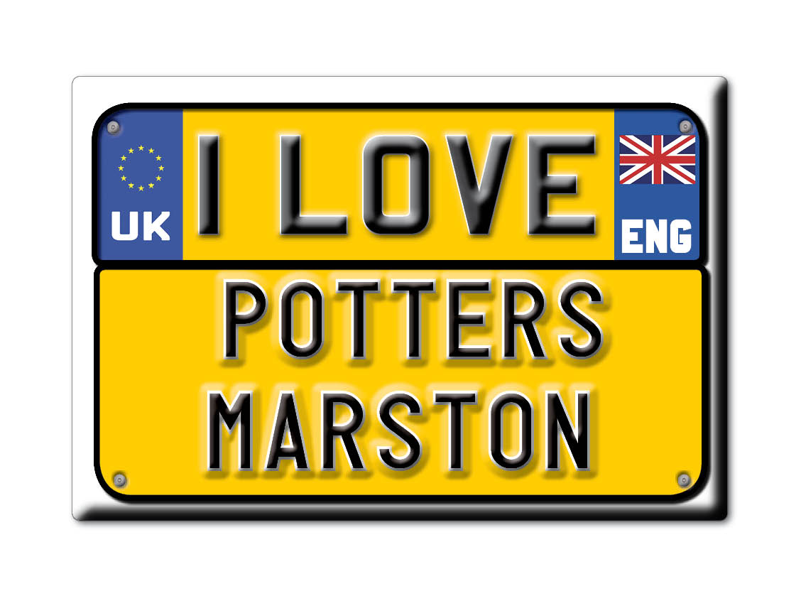 Potters Marston, Leicestershire, Anglia - Magnes na lodówkę I Love Pamiątka Wielka Brytania - Zdjęcie 8 z 13