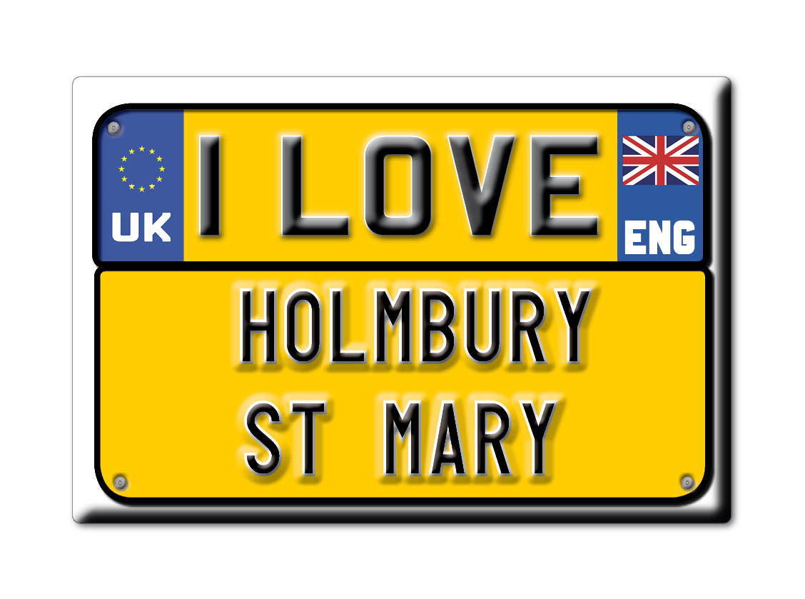 Holmbury St Mary, Surrey, Inglaterra - Imán de nevera I Love Souvenir Reino Unido Idea de regalo - Imagen 8 de 13