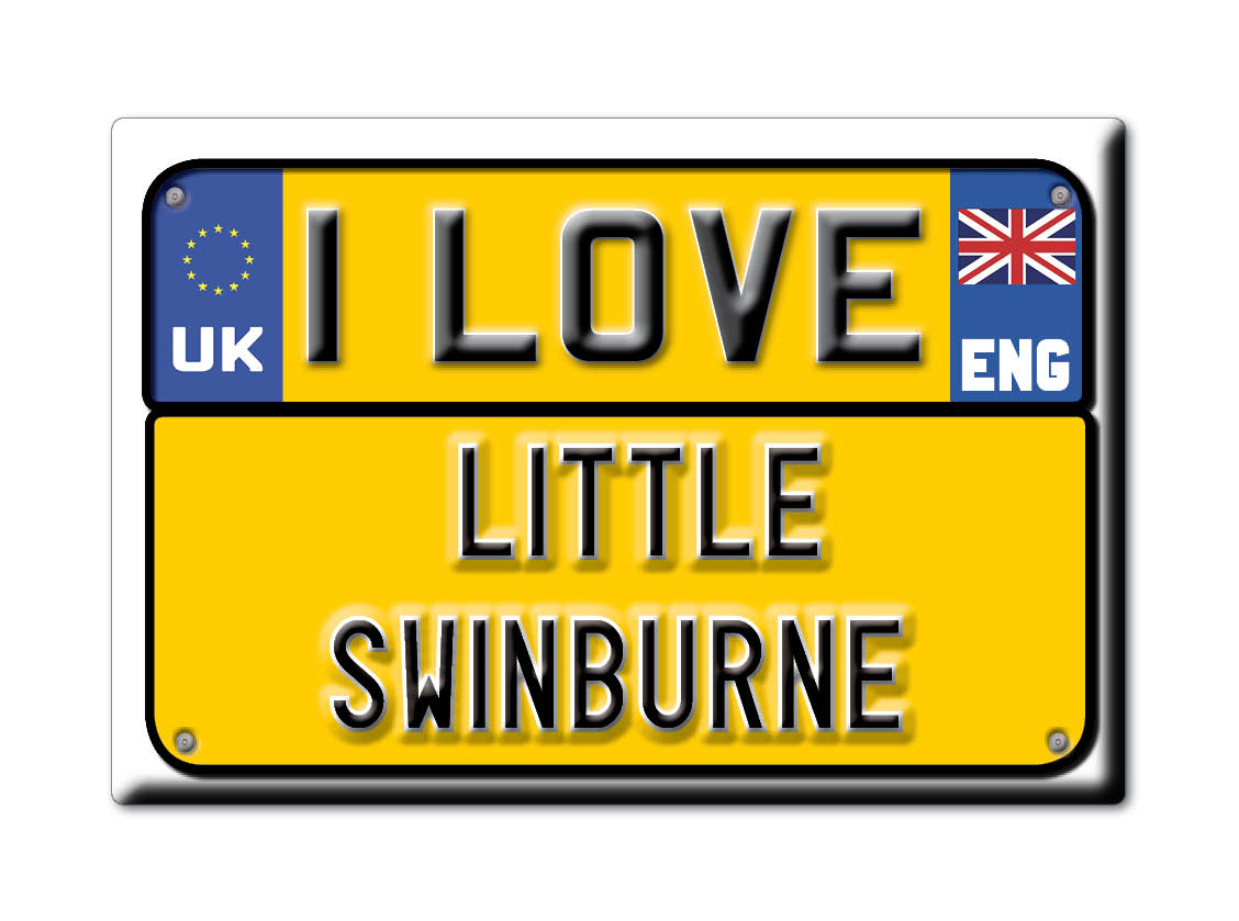 Little Swinburne, Northumberland, Inglaterra - Imán de nevera I Love Souvenir Reino Unido - Imagen 8 de 13