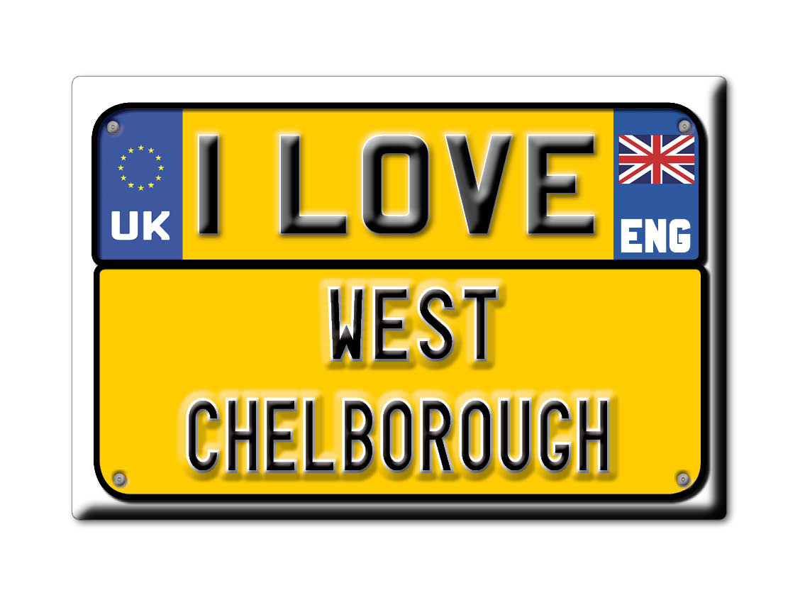West Chelborough, Dorset, England - Fridge Magnet I Love Souvenir Uk Gift Idea - Picture 8 of 13