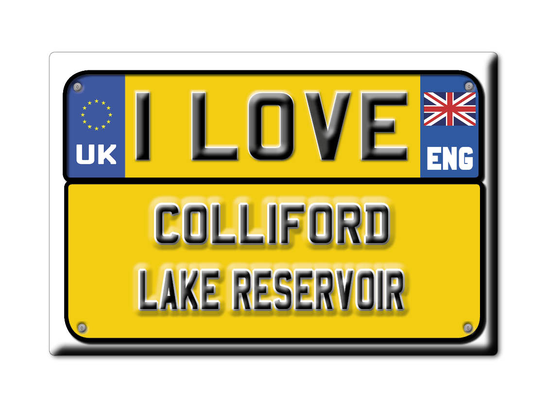 Colliford Lake Reservoir, Cornwall, England - Fridge Magnet I Love Uk - Picture 8 of 13