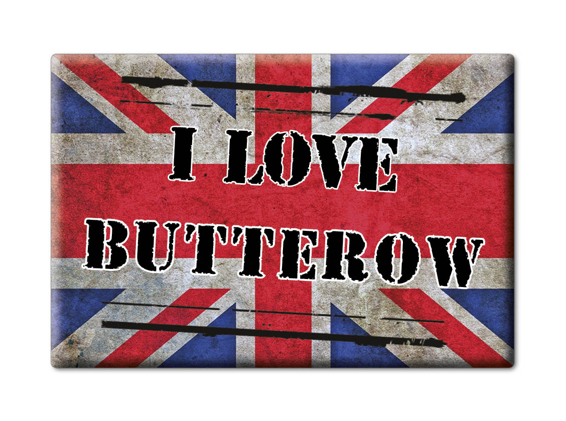 Butterow, Gloucestershire, England - Kühlschrankmagnet I Love Souvenir UK Geschenk - Bild 10 von 14