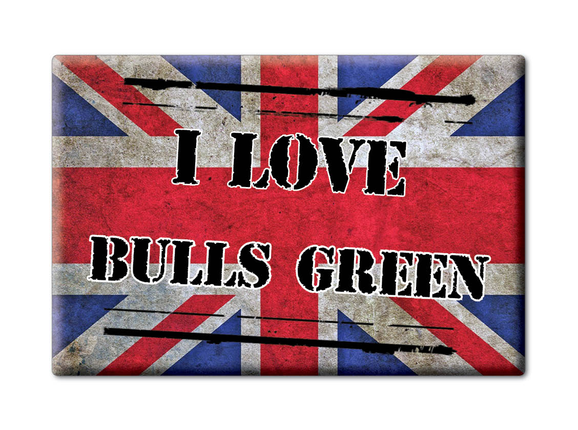 Bulls Green, Somerset, Inglaterra - Imán de nevera I Love Souvenir Reino Unido Idea de regalo - Imagen 10 de 14