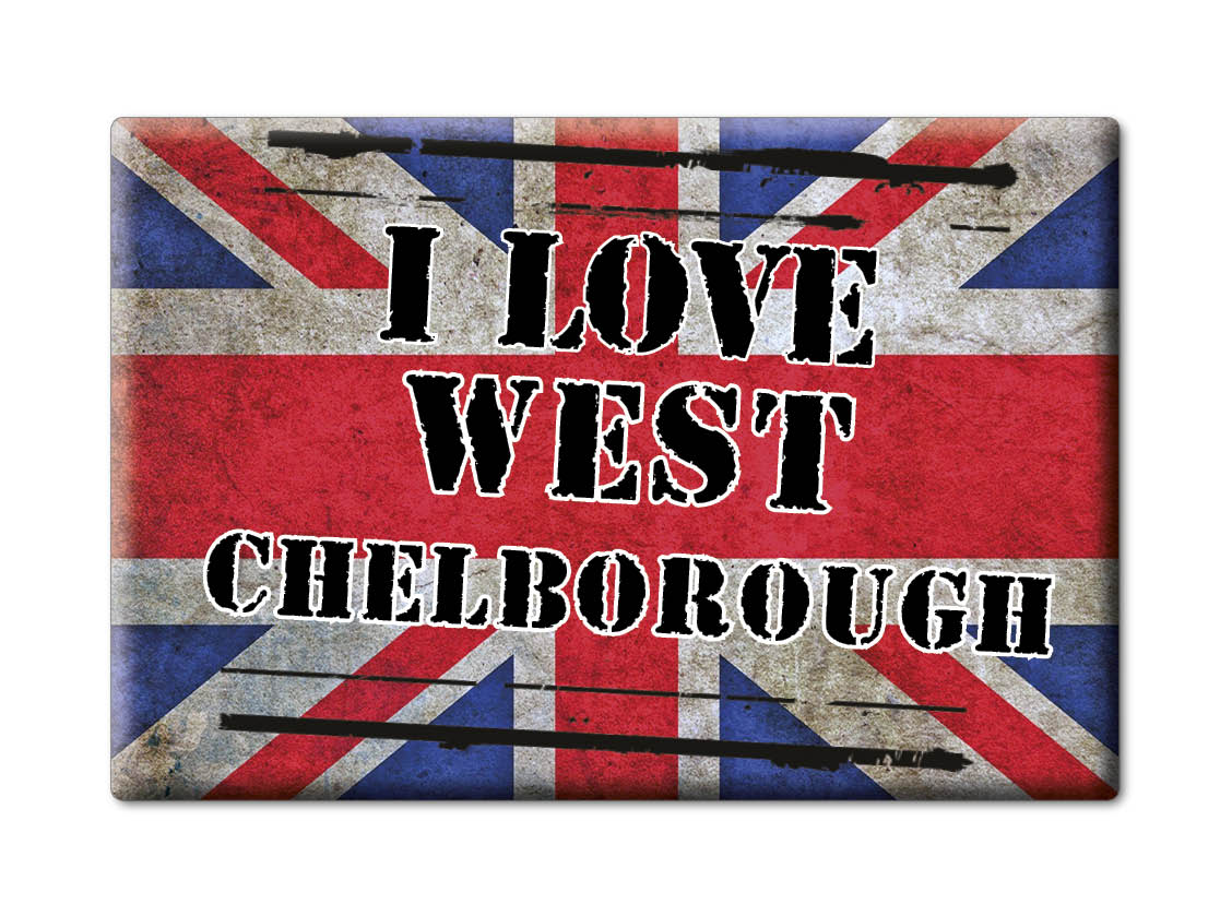 West Chelborough, Dorset, England - Fridge Magnet I Love Souvenir Uk Gift Idea - Picture 9 of 13