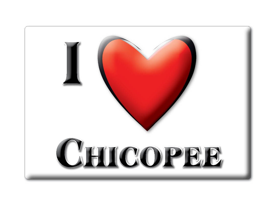Chicopee, Hampden County, Massachusetts - Fridge Magnet I Love Usa - Picture 5 of 10
