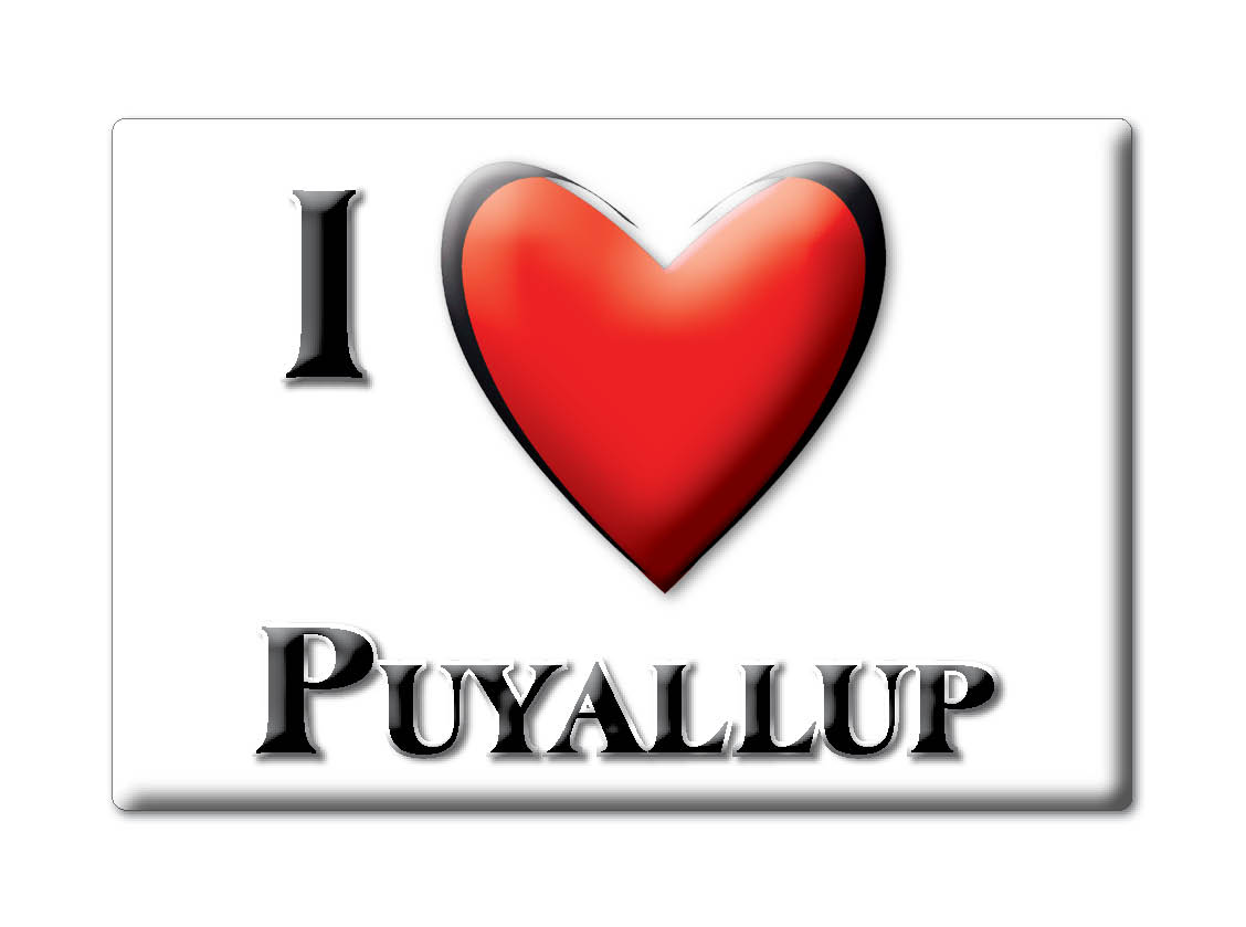 Puyallup, Pierce County, Washington - Fridge Magnet I Love Souvenir Usa - Bild 5 von 10