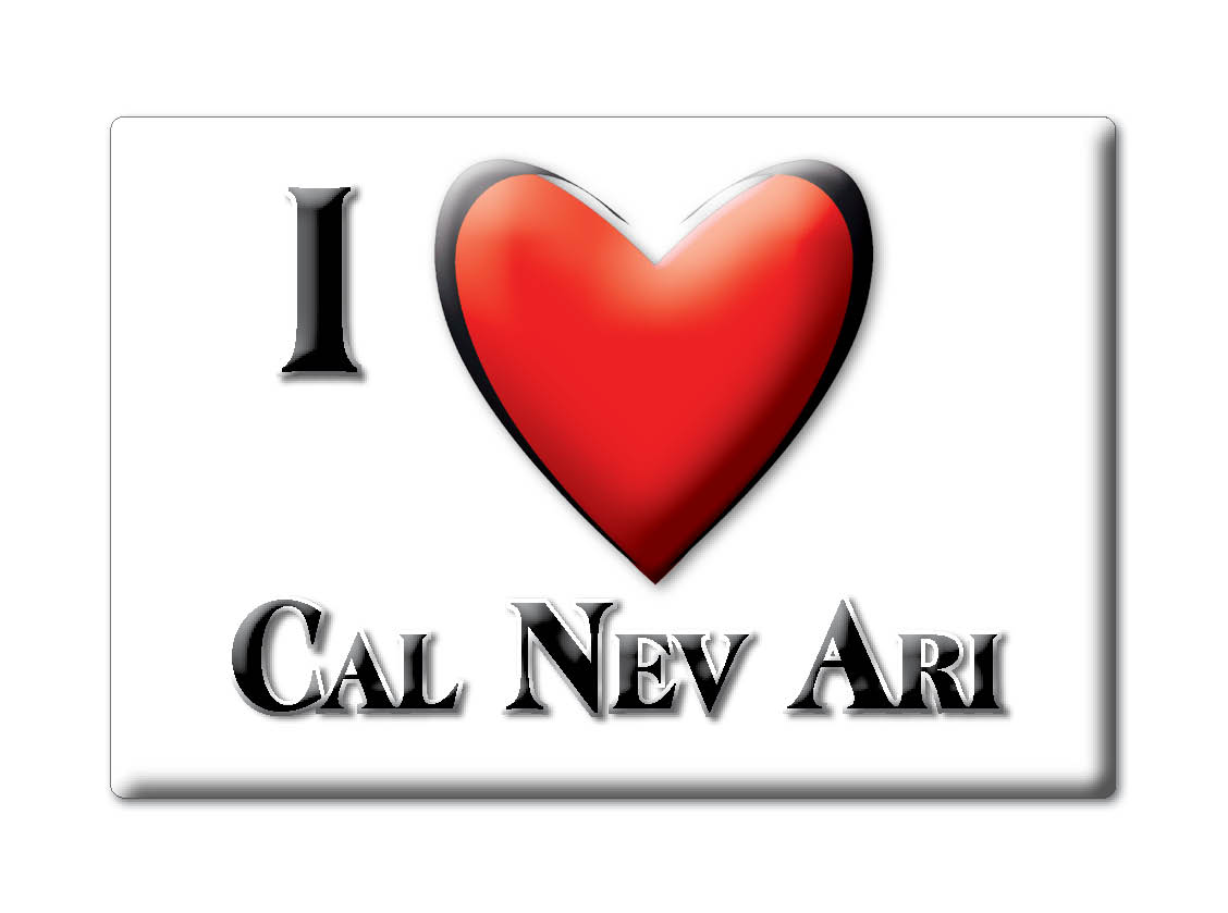 Cal Nev Ari, Clark County, Nevada - Magnes na lodówkę I Love Pamiątka Stany Zjednoczone Pomysł na prezent - Zdjęcie 5 z 10