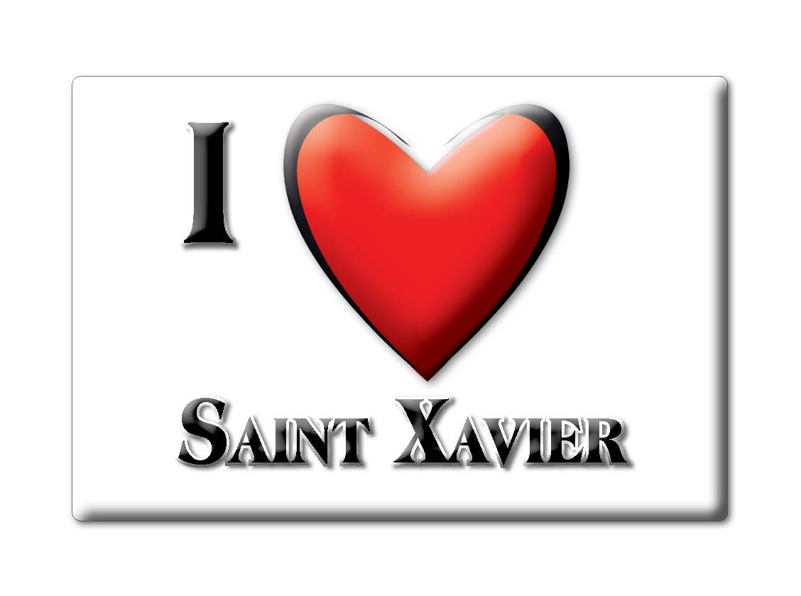 Saint Xavier, condado de Big Horn, Montana - Imán de nevera I Love Souvenir Estados Unidos - Imagen 5 de 10