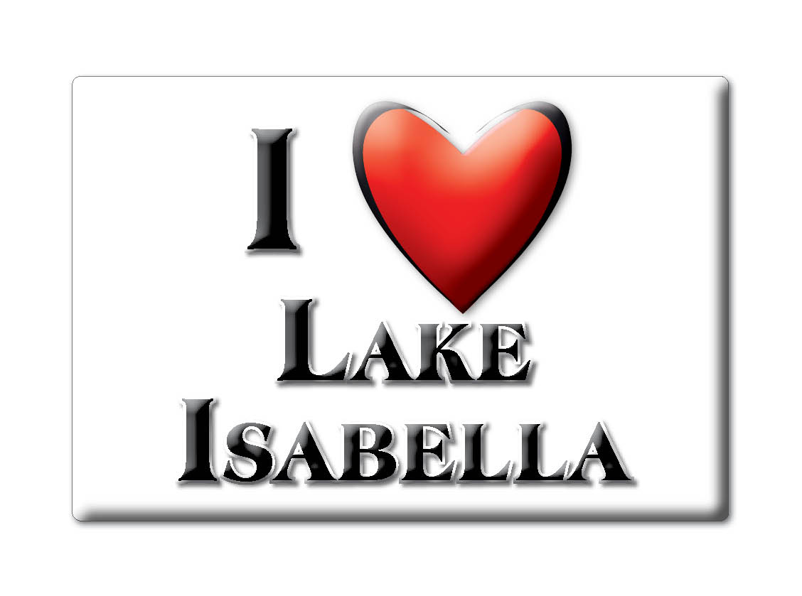 Lake Isabella, Kern County, Kalifornien - Kühlschrankmagnet I Love Souvenir USA - Bild 5 von 10