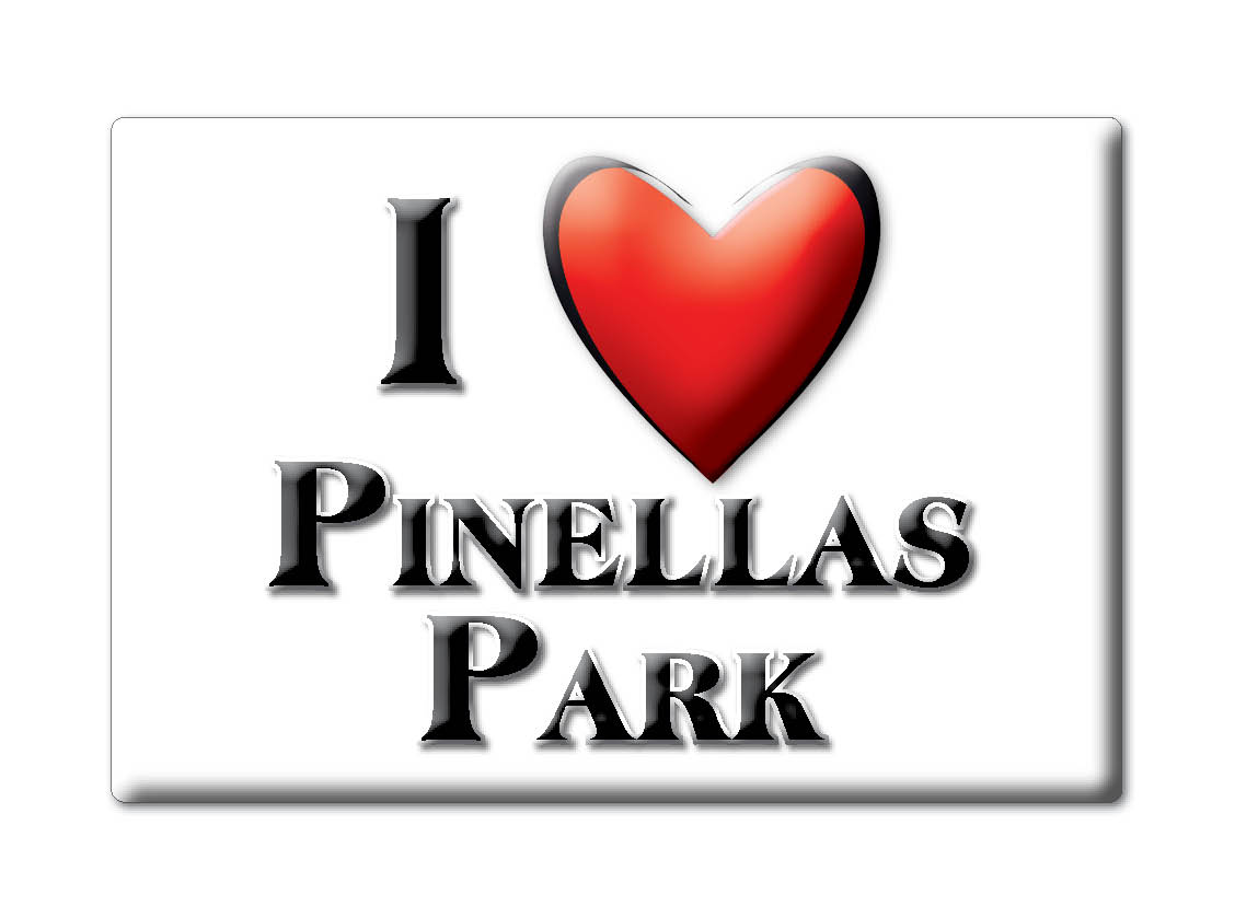 Pinellas Park, Pinellas County, Florida - Fridge Magnet I Love Souvenir Usa - Picture 5 of 10