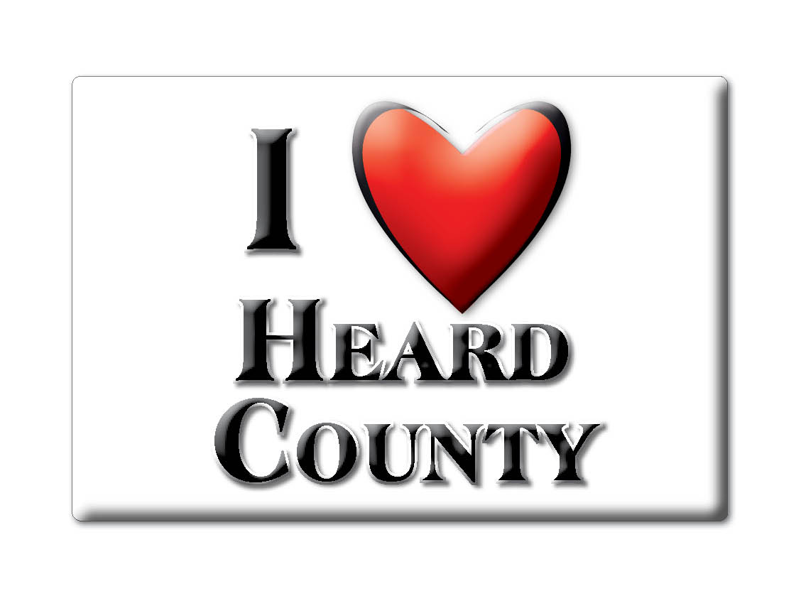 Heard County - Imán de nevera I Love Souvenir Idea de regalo de Estados Unidos - Imagen 5 de 10