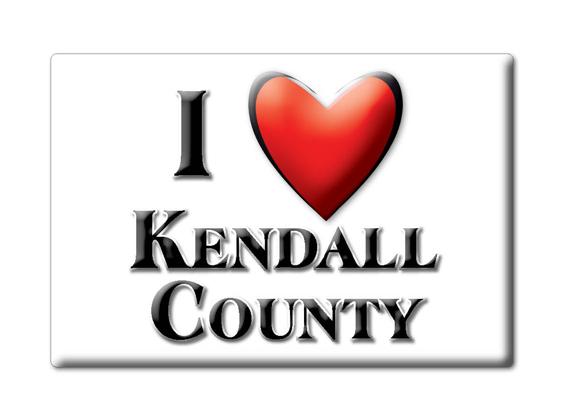 Kendall County - Fridge Magnet I Love Souvenir Usa Gift Idea - Bild 5 von 10