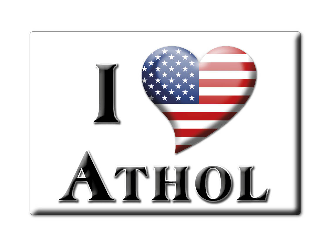 Athol, Kootenai County, Idaho - Fridge Magnet I Love Souvenir Usa Gift Idea - Picture 6 of 10