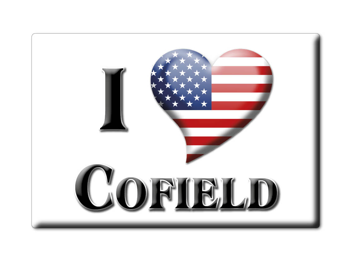 Cofield, Condado de Hertford, Carolina del Norte - Imán de nevera I Love Usa - Imagen 6 de 10