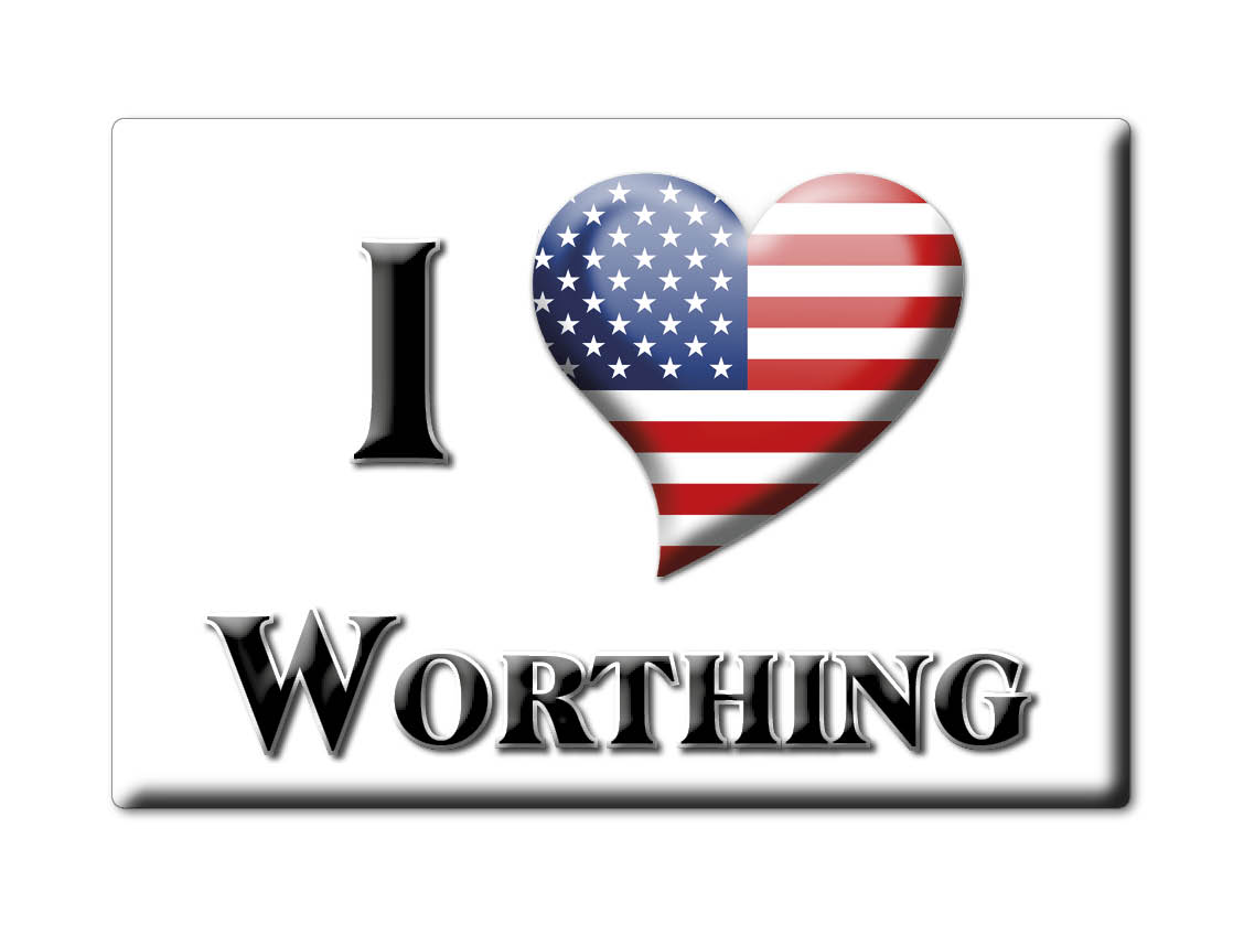 Worthing, Lincoln County, Dakota Południowa - Magnes na lodówkę I Love Usa - Zdjęcie 6 z 10