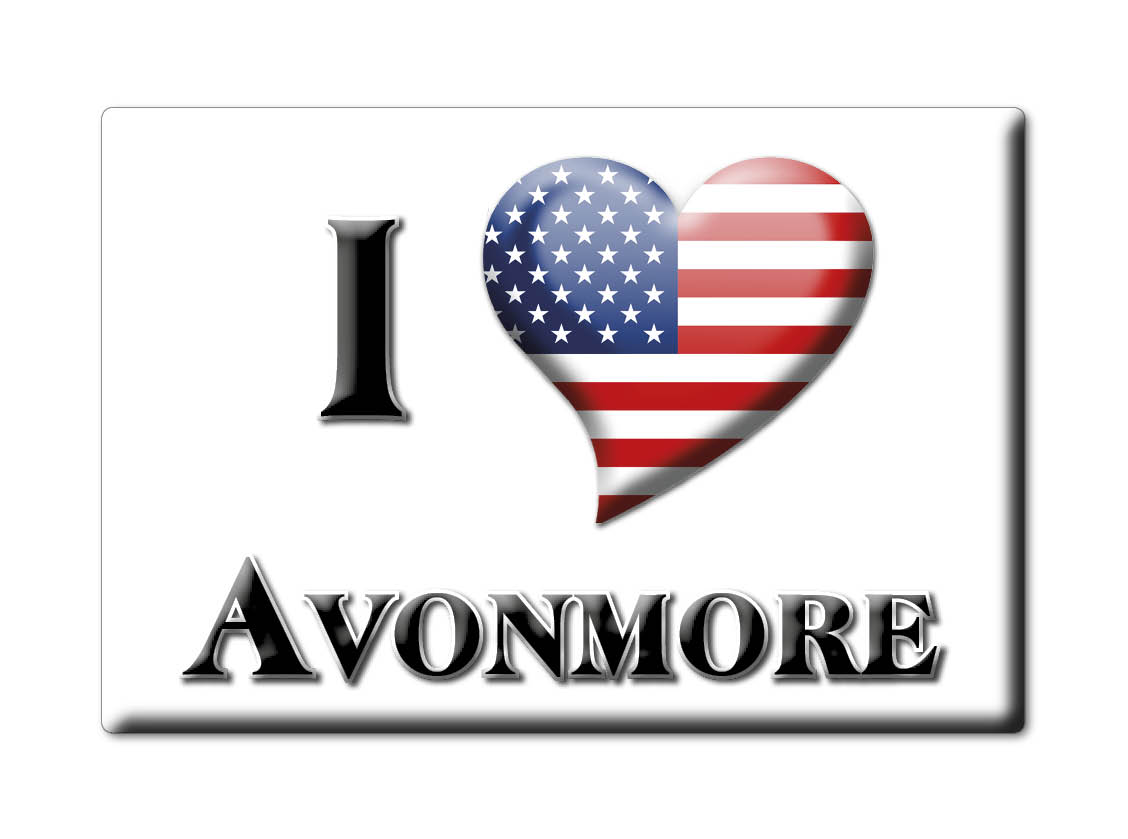 Avonmore, Westmoreland County, Pennsylvania - Imán de nevera I Love Usa - Imagen 6 de 10
