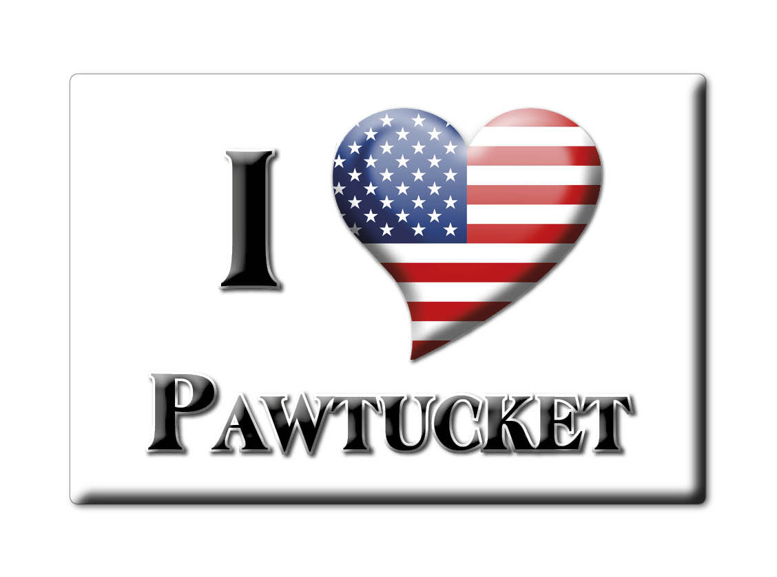 Pawtucket, Providence County, Rhode Island - Fridge Magnet I Love Usa - Imagen 6 de 10