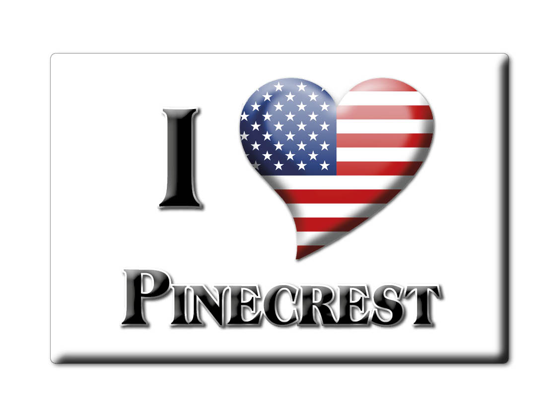 Pinecrest, Tuolumne County, California - Fridge Magnet I Love Souvenir Usa - Foto 6 di 10