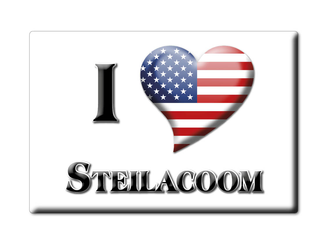 Steilacoom, Pierce County, Washington - Fridge Magnet I Love Souvenir Usa - Picture 6 of 10